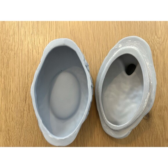 Jasper Ware Wedgewood Blue Duck & Flowers Trinket Dish - Picture 4 of 8